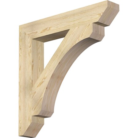 Ekena Millwork Legacy Slat Rough Sawn Bracket, Douglas Fir, 6"W x 38"D x 38"H BKT06X38X38LEC06RDF